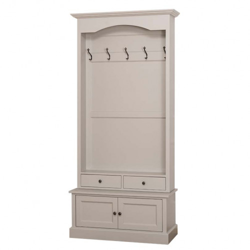 Vestiaire en pin massif ROMANE - 100x41x210 cm