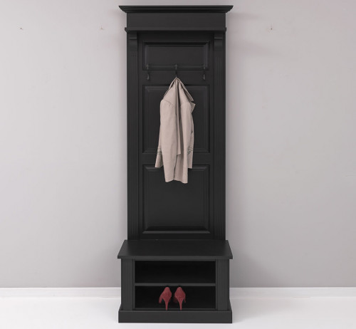 Vestiaire en pin massif ROMANE - 79x41x210 cm