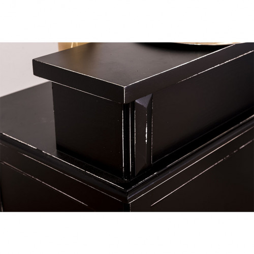 Comptoir d'accueil en pin massif - 180x51x107 cm