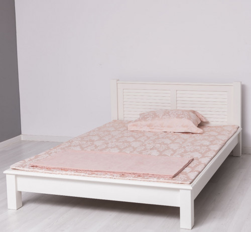 Lit 2 personnes avec Tête de lit ROMANE | 90x200cm