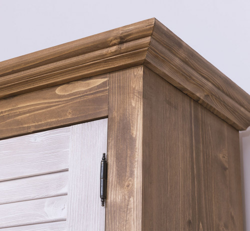 Armoire ROMANE en bois massif - 109x40x210 cm