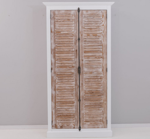 Armoire ROMANE en bois massif - 109x40x210 cm
