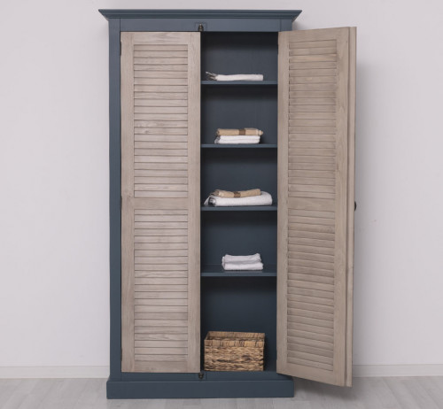 Armoire ROMANE en bois massif - 109x40x210 cm