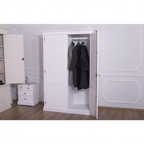 Armoire ROMANE en pin massif - 134x59x200 cm