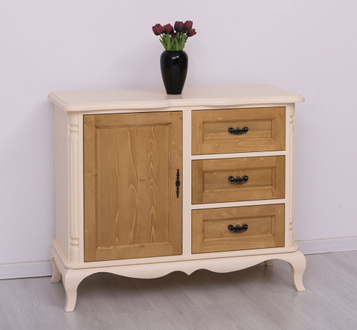 Console 1 porte 3 tiroirs - ROMANE