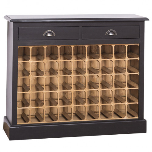 Meuble range bouteille ROMANE - 110x34x90