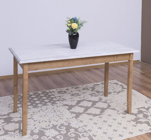 Table ROMANE en bois massif - 140x70x78 cm