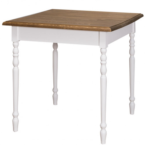 Table ROMANE en bois massif - 80x70x78cm