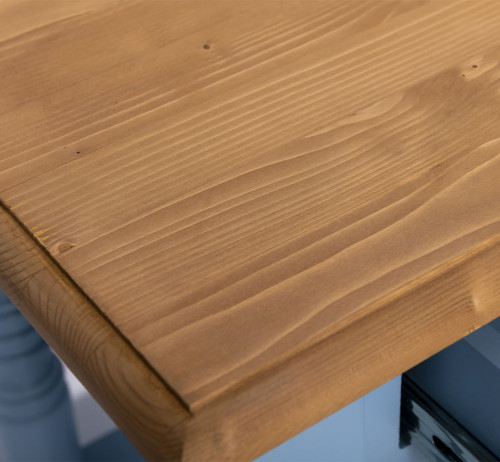 Console 3 tiroirs en bois Massif ROMANE - 145x45x89cm