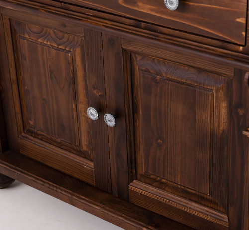 Meuble vasque en bois Massif ROMANE - 90x51x74cm
