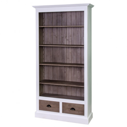 Etagère Bibliothèque ouverte ROMANE - 110x39x210 cm
