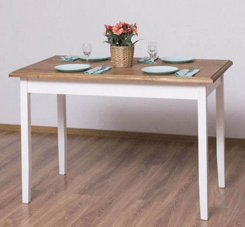 Table de cuisine ROMANE en bois massif - 120x70x78