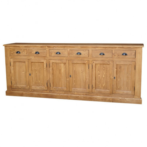 Enfilade ROMANE en bois massif - 239x47x93 cm