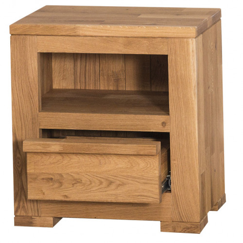 Table de Chevet en Chêne Massif - 50x47x32cm
