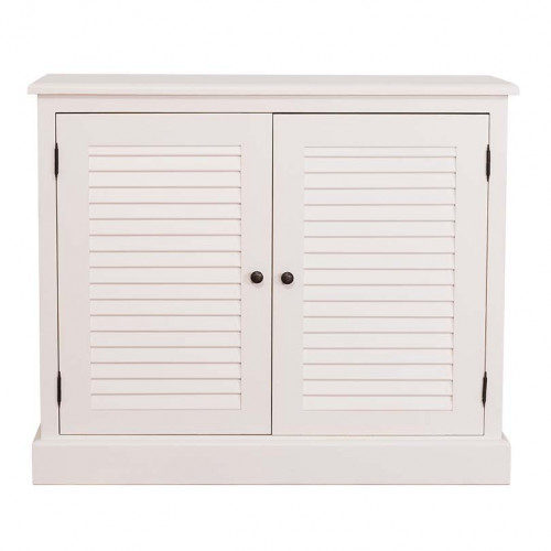 meuble de rangement 2 portes ROMANE - 108x37x90 cm
