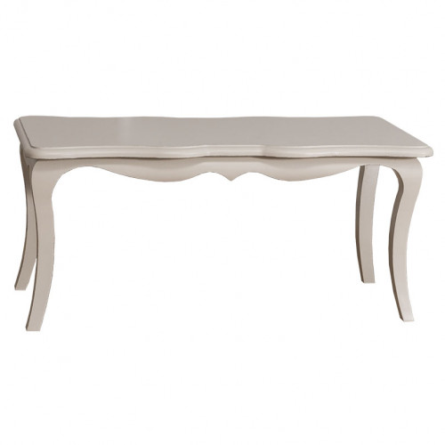 Table de salon en bois massif ROMANE - 110x50x48 cm